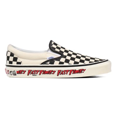 Vans Anaheim Factory Classic Slip-On 98 DX - Kadın Slip-On Ayakkabı (Siyah)